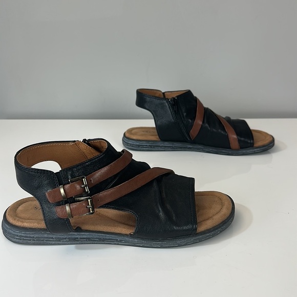 Salvia Edy Full Grain Sheepskin Sandal Size 39/9 - Picture 2 of 15